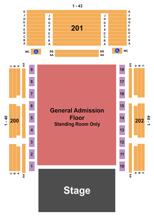 PartyNextDoor Coca-Cola Roxy Seating Chart