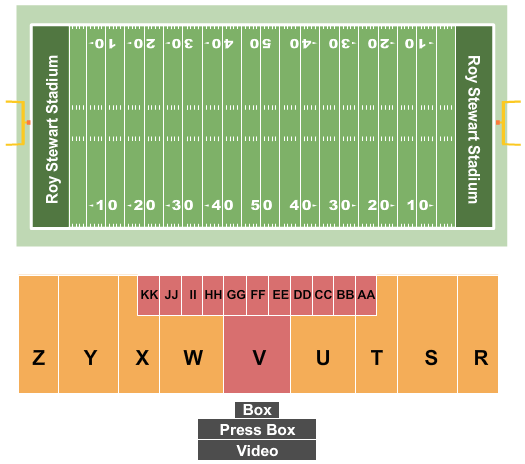 Roy Stewart Stadium Football Seating Chart