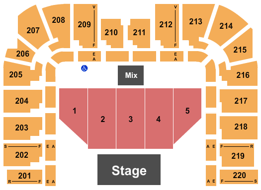 Roy Wilkins Auditorium At Rivercentre Endstage 3 Seating Chart