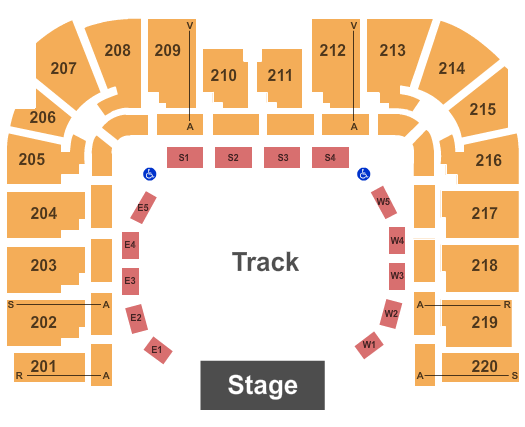 Roy Wilkins Auditorium At Rivercentre Roller Girls Seating Chart