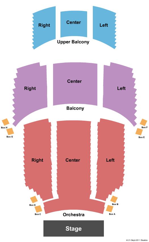 Royal Alexandra Theatre Seating Map