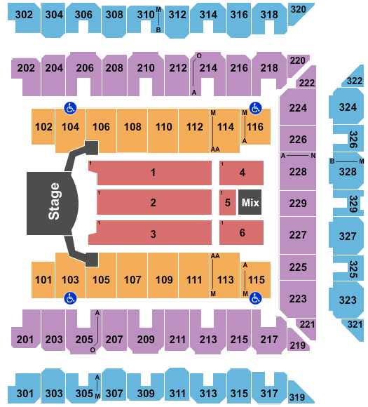 Echostage Seating Chart