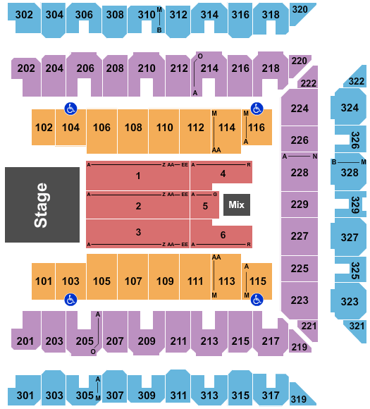 CFG Bank Arena Chris Brown Seating Chart