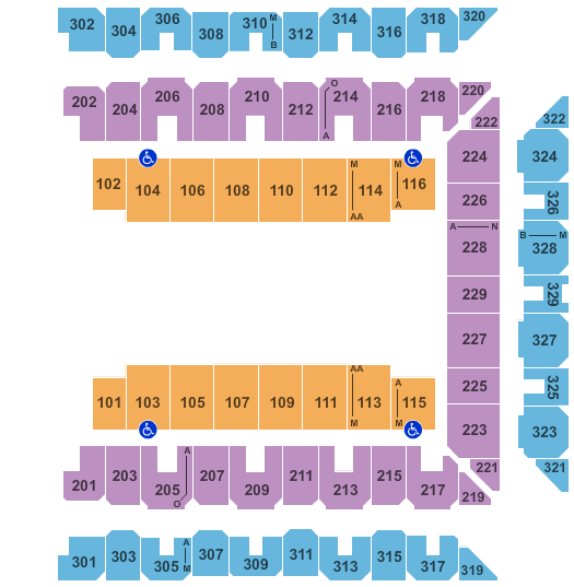 CFG Bank Arena Ciruqe Toruk Seating Chart