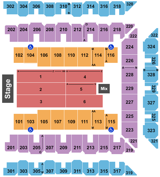 CFG Bank Arena Jeff Dunham Seating Chart