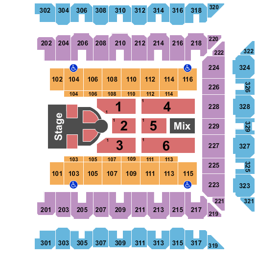 CFG Bank Arena Nicki Minaj Seating Chart
