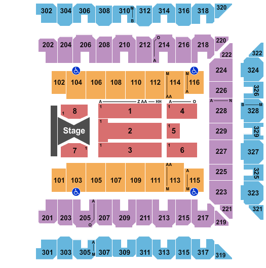 CFG Bank Arena Tim McGraw Seating Chart