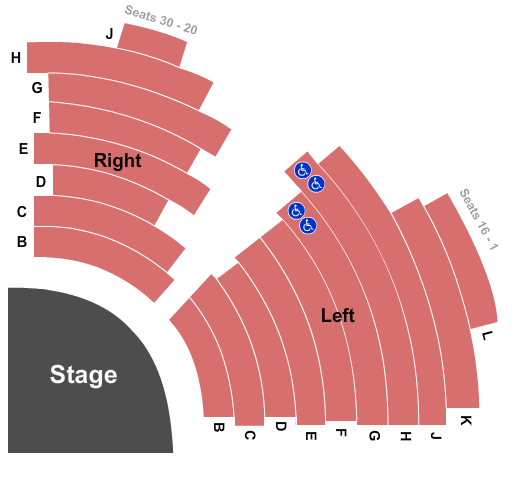 Cabaret At Royal George End Stage Seating Chart
