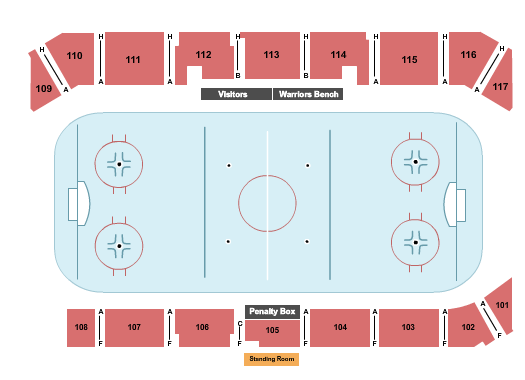 Royal LePage Place Hockey Seating Chart