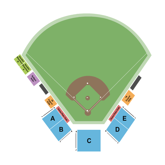 Royal Oak Memorial Park Next Event Seating Chart