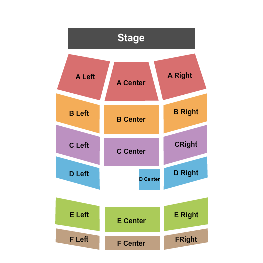Royal Oak Music Theatre Endstage 2 Seating Chart