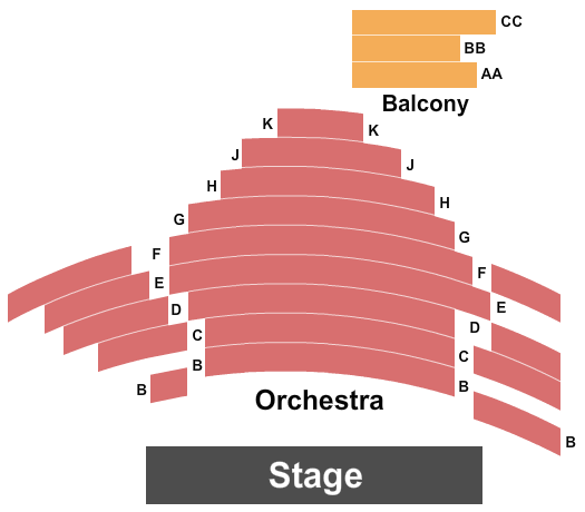 Rubicon Theatre Endstage Seating Chart