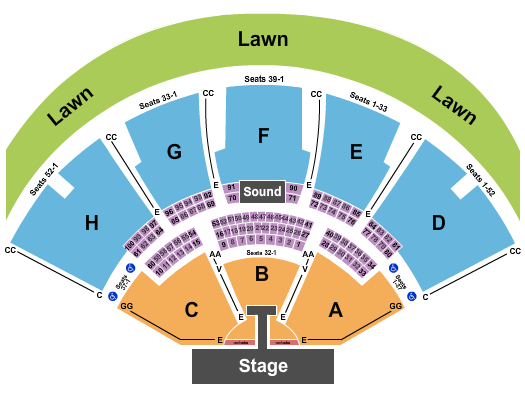 Ruoff Music Center Rascal Flatts 2020 Seating Chart