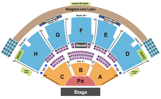 seating chart for Ruoff Music Center - Lumineers - eventticketscenter.com