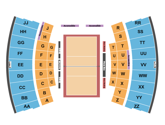 Rupp Arena At Central Bank Center Volleyball Seating Chart