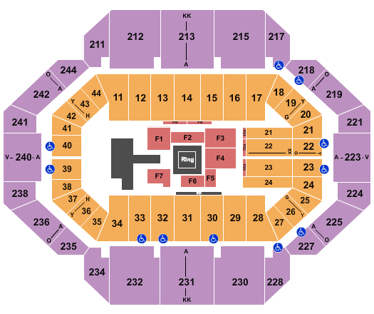 Rupp Arena At Central Bank Center AEW Seating Chart