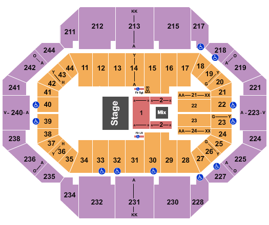 Rupp Arena At Central Bank Center A Perfect Circle Seating Chart