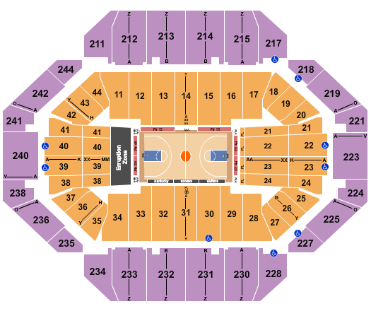 seating chart for Rupp Arena At Central Bank Center - Basketball - eventticketscenter.com