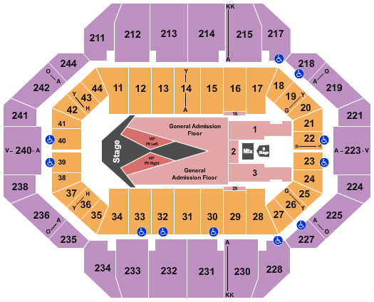 Rupp Arena At Central Bank Center Carrie Underwood-1 Seating Chart