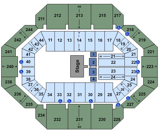 Rupp Arena At Central Bank Center Celtic Woman Seating Chart