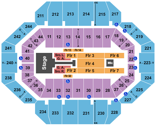 Rupp Arena At Central Bank Center Chris Tomlin Seating Chart