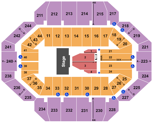 Rupp Arena At Central Bank Center Cirque Holidaze Seating Chart
