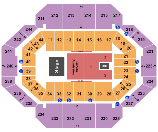 Rupp Arena At Central Bank Center Coheed and Cambria Seating Chart