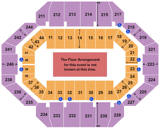 Rupp Arena At Central Bank Center Generic Floor Seating Chart