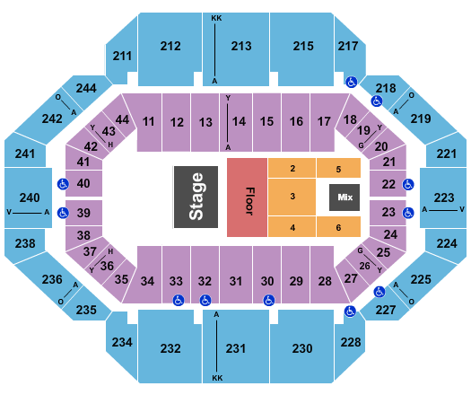 Rupp Arena At Central Bank Center Halestorm Seating Chart