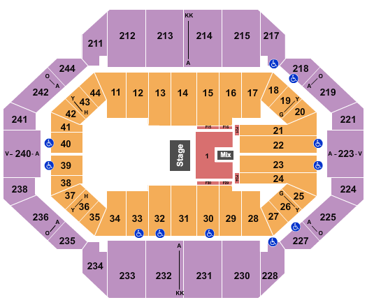 Rupp Arena At Central Bank Center Half House 2 Seating Chart