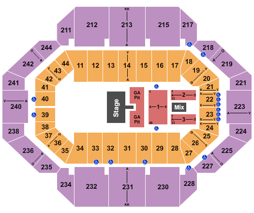 Rupp Arena At Central Bank Center Justin Moore Seating Chart