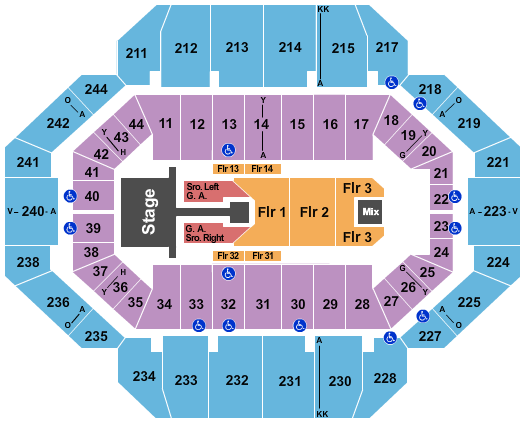 Rupp Arena At Central Bank Center Kane Brown Seating Chart