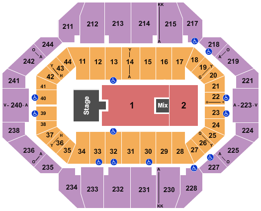 Rupp Arena At Central Bank Center seating chart event tickets center