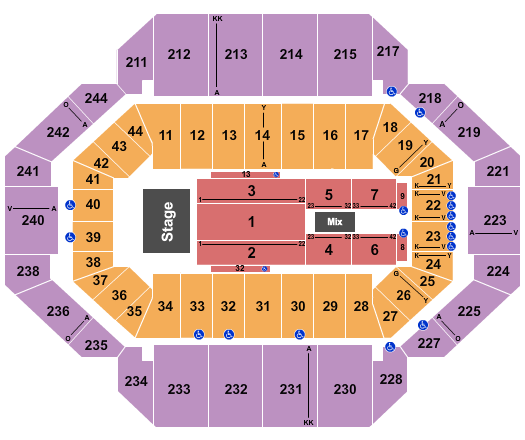 Rupp Arena At Central Bank Center MercyMe Seating Chart