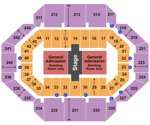 Rupp Arena At Central Bank Center Mumford & Sons Seating Chart