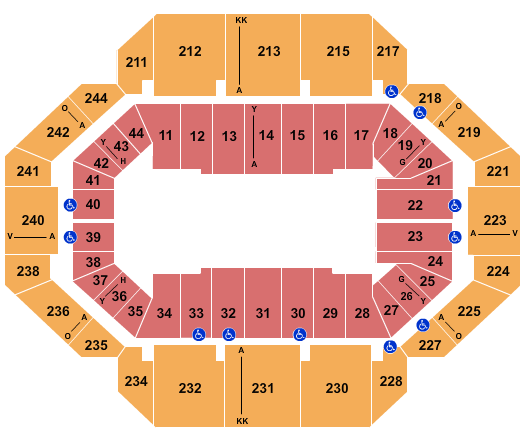 Rupp Arena At Central Bank Center Open Floor 2 Seating Chart