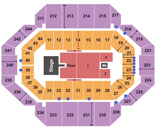 seating chart for Rupp Arena At Central Bank Center - Parker McCollum - eventticketscenter.com