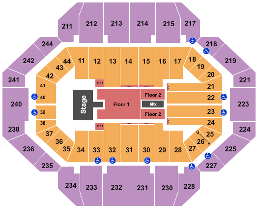 seating chart for Rupp Arena At Central Bank Center - Pentatonix - eventticketscenter.com