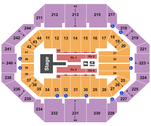 seating chart for Rupp Arena At Central Bank Center - Thomas Rhett 2 - eventticketscenter.com