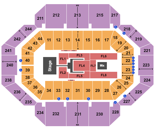 seating chart for Rupp Arena At Central Bank Center - Tobymac - eventticketscenter.com