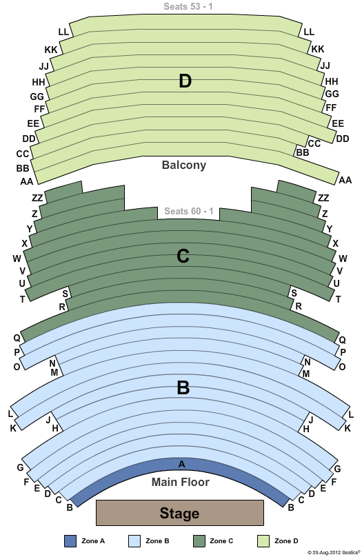 Fine Arts Theatre at The Monument Sesame Street Zone Seating Chart