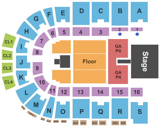 Ice Arena at The Monument Dierks Bentley Seating Chart