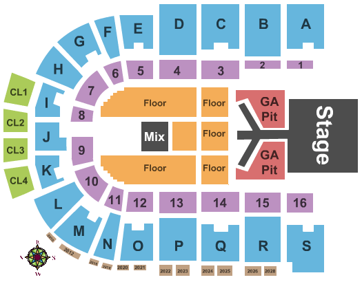 Ice Arena at The Monument Florida Georgia Line Seating Chart