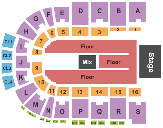 Ice Arena at The Monument Sugarland Seating Chart