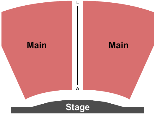 Ruston Community Center - The CenterStage Seating Map