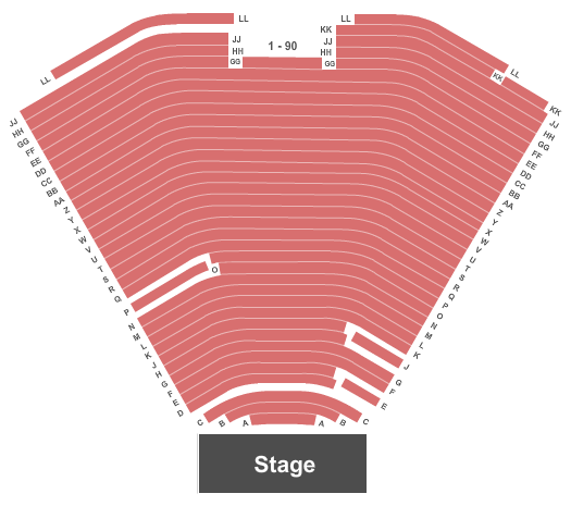 Ruth Eckerd Hall Seating Map