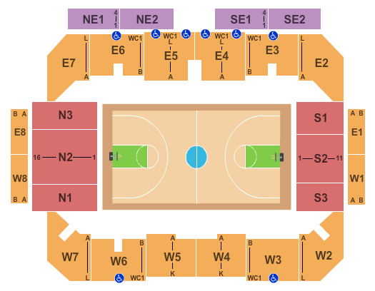 Ryerson Athletic Centre Basketball Seating Chart