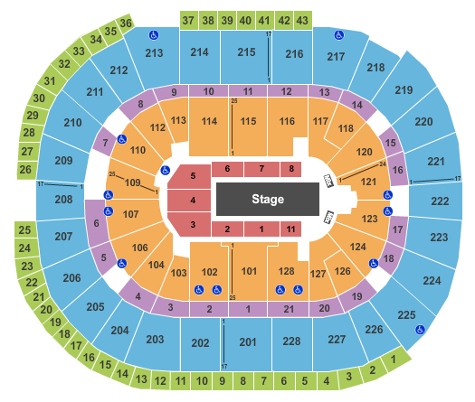 SAP Center Bad Bunny 2 Seating Chart