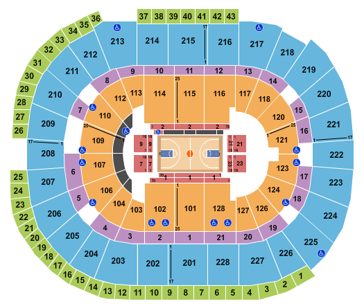 SAP Center Basketball Globetrotters Seating Chart