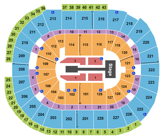 SAP Center Fall Out Boy Seating Chart